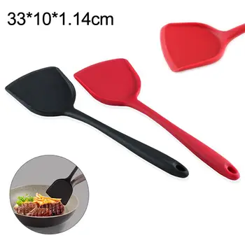 

Silicone Non-stick Egg Fish Frying Pan Scoop Spoon Shovel Turner Cooking Utensil temperature resistance, innocuity and no odor.