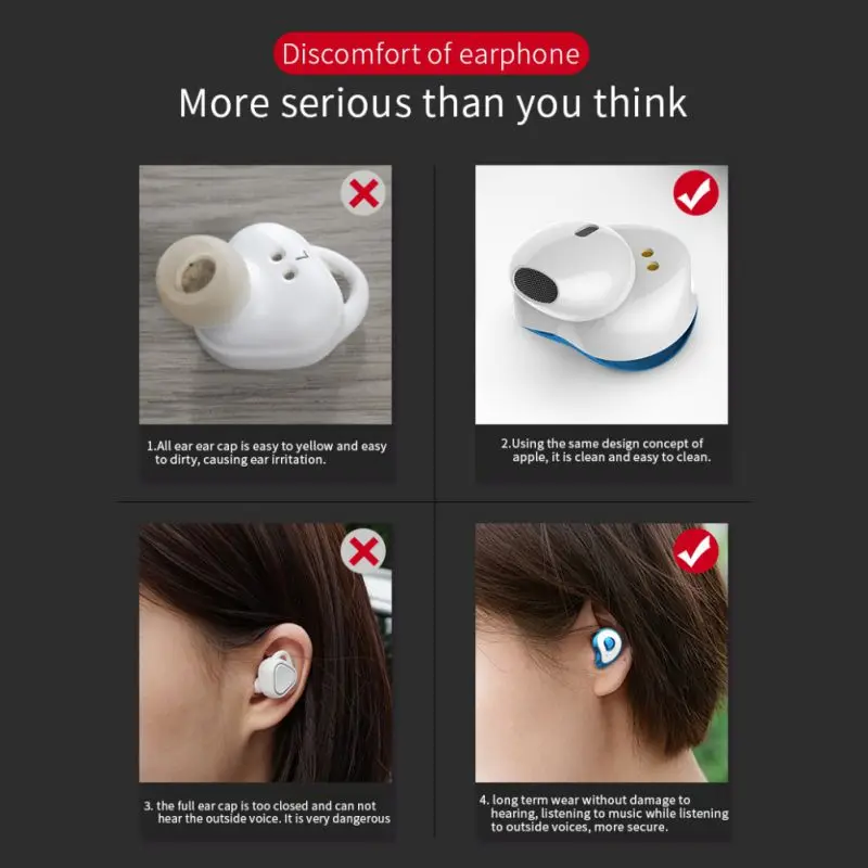 SE-6 Tws беспроводные Bluetooth наушники мини стерео бас наушники спортивные наушники с зарядным устройством для iPhone Xiaomi huawei