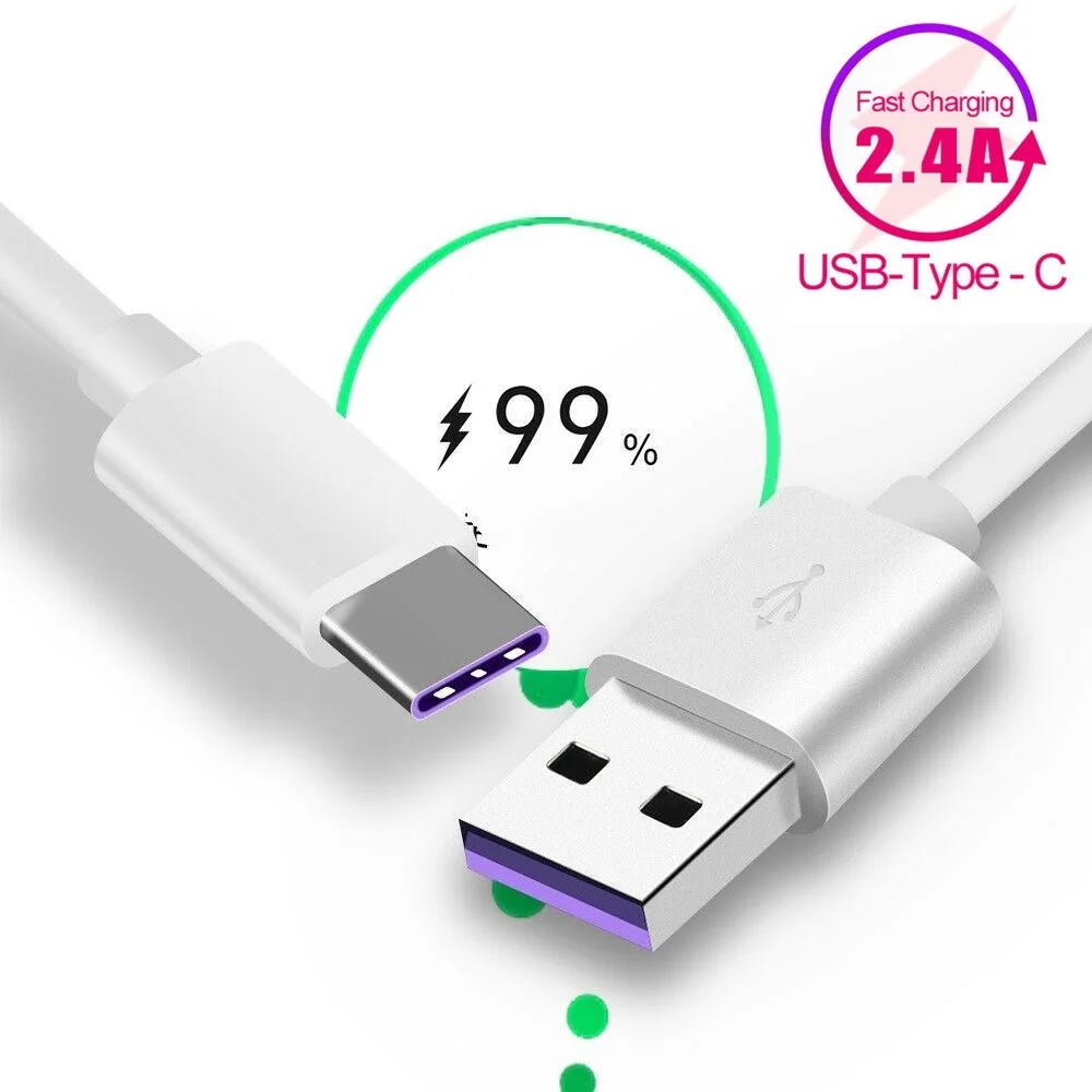 White TPU Type C Для зарядки samsung type C USB-C type-C зарядное устройство для Galaxy S8 S9 Plus Note 8 S 8 9 C5 C7 C9 зарядный USB C кабель - Цвет: White TPU Type C