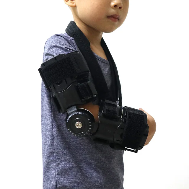 child arm fracture fixed brace adjustable elbow dislocation joint