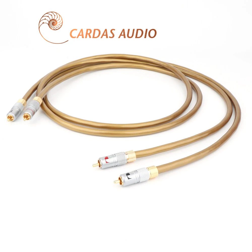 Аудиокабели Hifi Cardas усилитель аудиокабеля HEXLINK GOLDEN 5C CD DVD плеер динамик кабель RCA