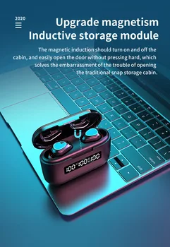 

G40 TWS Earphone 9D HD Touch Contorl 5.1 Bluetooth Wireless Headset Ergonomically designed For IOS/Android phone