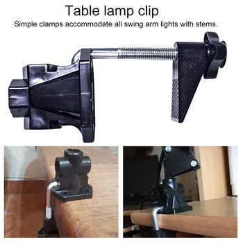 

Bracket Clamp Fixed Metal Desk Lamp Clip Fittings Screw Camera Flash Holder for Mic Stand Hardware Bracket Clamp Accessories