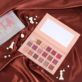 

Rose Gold 18 Color Palette Eye Shadow Palette Pearly Eye Shadow Beginner Waterproof Not Matte Long-lasting Easy To Wear