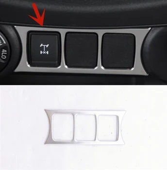 

For Nissan Navara NP300 2017 2018 2019 Stainless Steel Car Interior Console Cigarette Sequins Sticker Frame Accessories 1pcs