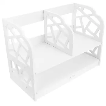 

1pc Storage Rack High Quality Pretty Stylish Desktop Bookshelf Desktop Storage Organizer Storage Rack for Room Home