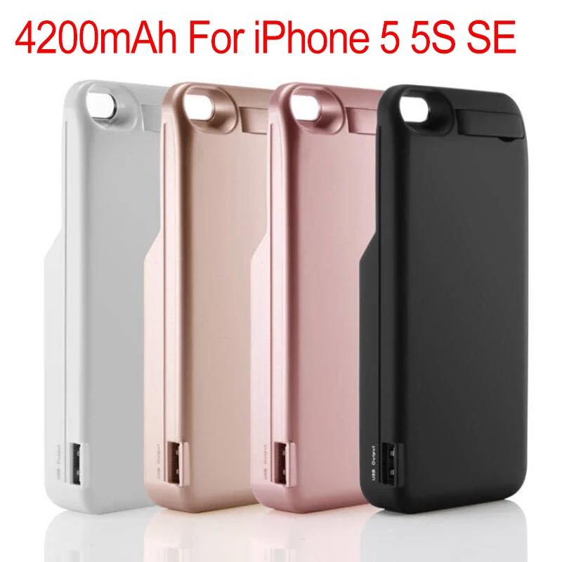 

Чехол-аккумулятор для iPhone 5 4200 se, 5s мАч