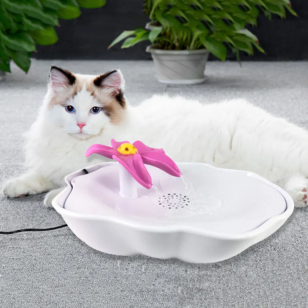 Автоматический кошачий фонтан Pet диспенсер для воды Супер тихий Электрический фонтан диспенсер для воды для маленьких кормушка для кошек и собак фильтр для напитков