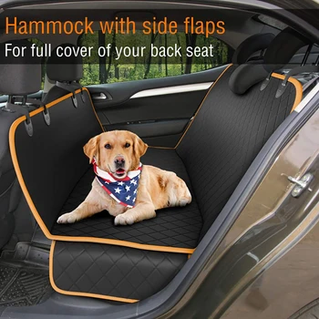 

Dog Car Seat Cover Waterproof Pet Carrier Car Rear Back Seat Mat Hammock Cushion Protector For Pets Auto Boot Liner Blanket Fits