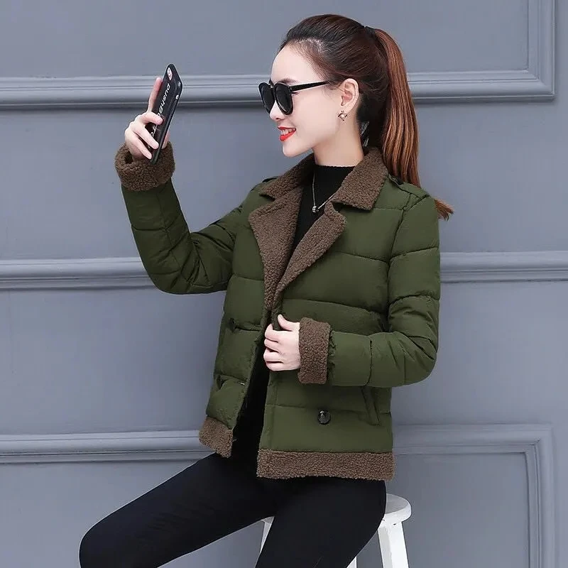Female Padded Jacket 2023 Women New Short Down Down Padded Jacket Women's Winter Coat Tide Winter All-match Small Padded Jacket