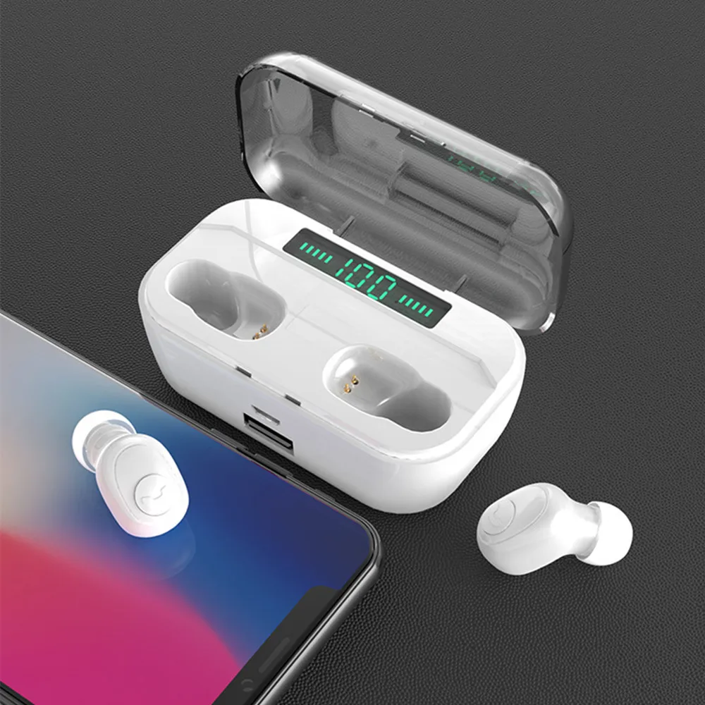 

Bluetooth Earphone 5.0 G6s TWS Wireless Headphone With 3500mAh Power Bank Bluetooth V5.0 LED Display Headset IPX7 Waterproof