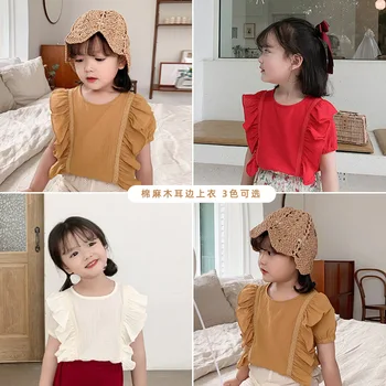 

2020 New Arrival Girls Boys Cotton T-Shirt Summer Baby Kids Top Tee Shirt 1-6 Years