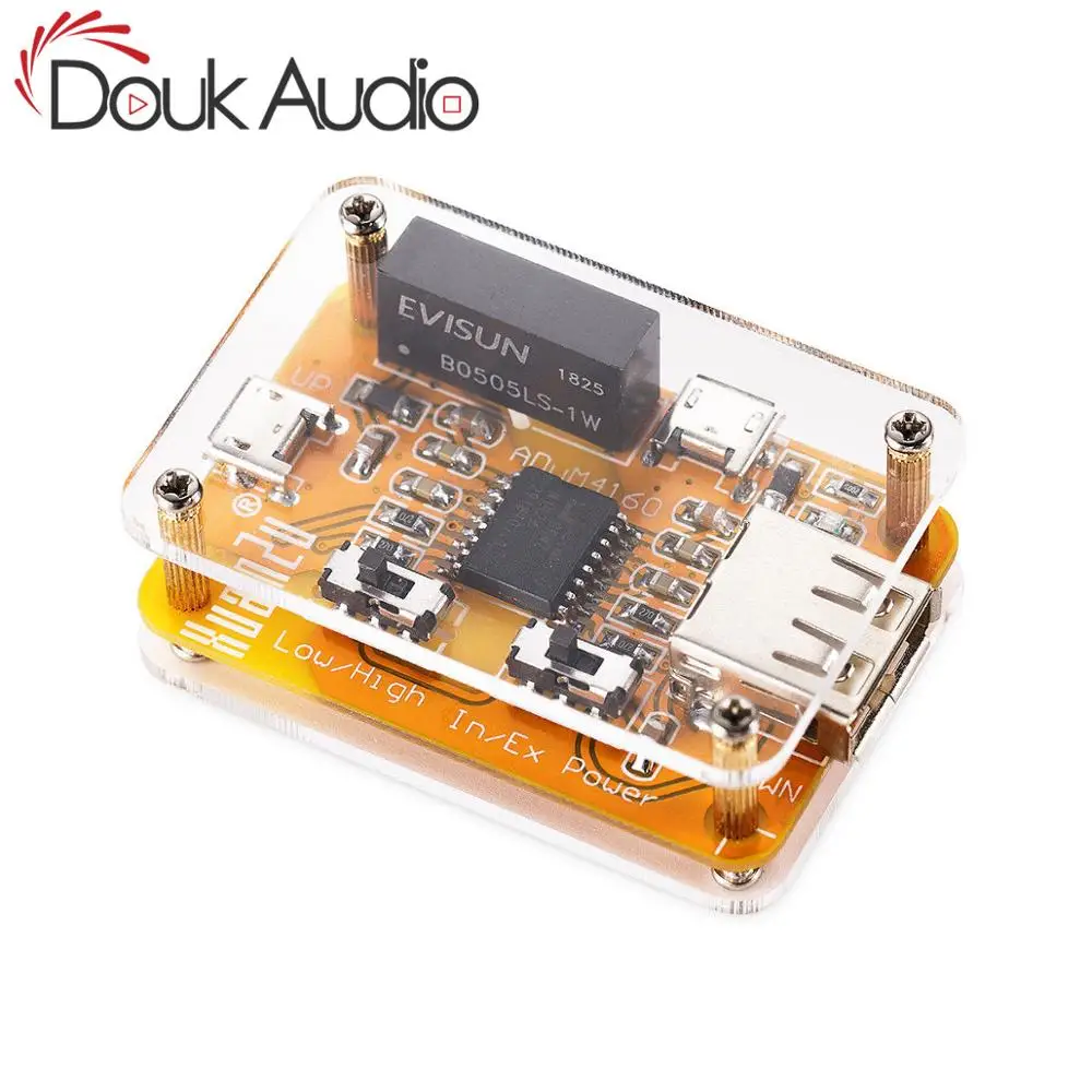 Duk аудио ADuM4160 USB в модуль изолятора шумоподавитель промышленный изолятор защиты