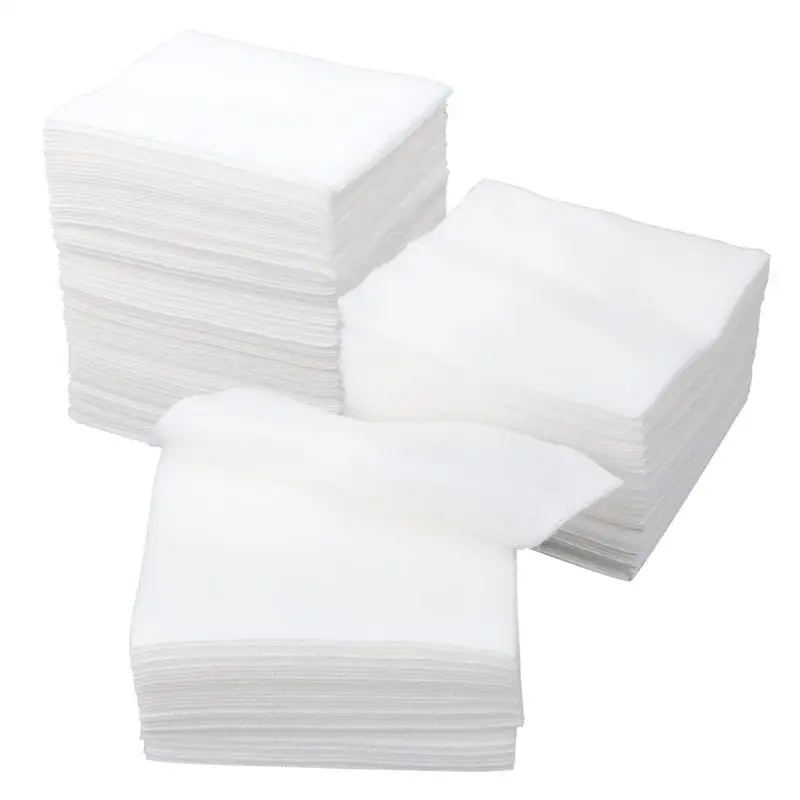 100PCs Makeup Remover Pads Disposable Non-Woven Wipes For Nail Polish Removal