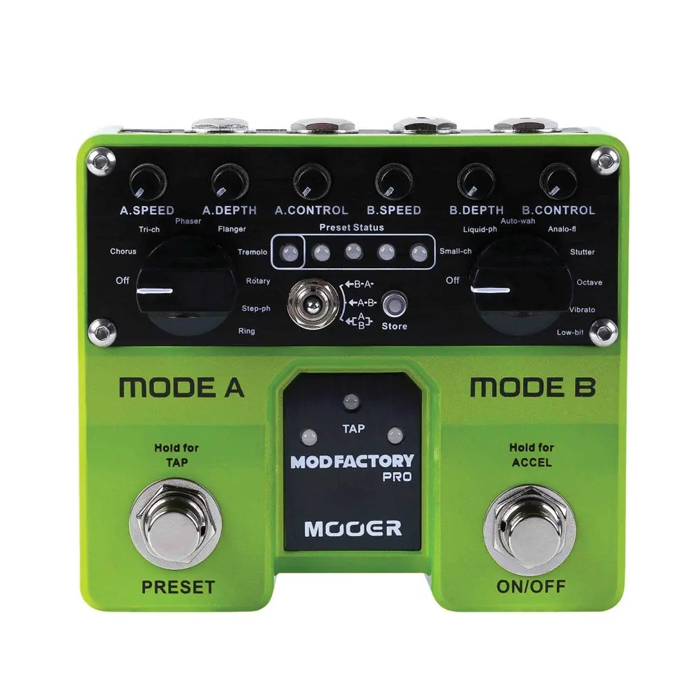 Заводская модулированная педаль для гитары MOOER Mod Pro 16 модулируемых эффектов 4
