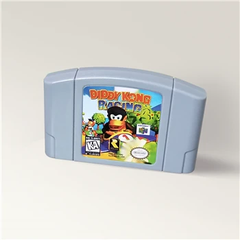 

Diddy Kong Racing For 64 Bit Game Cartridge USA Version NTSC Format