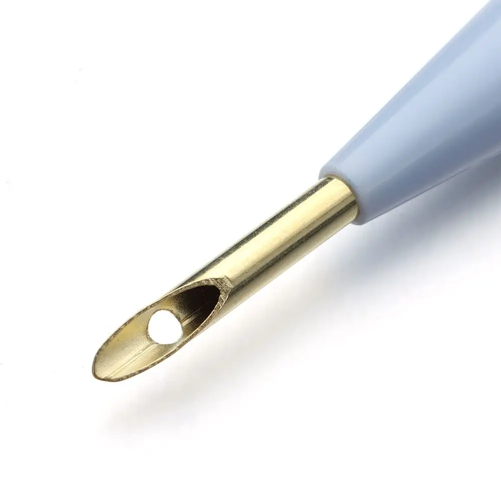DIY Punch Adjustable Magic Weaving Tool Knitting Needles Tool Embroidery Needle Pen Threader Needles