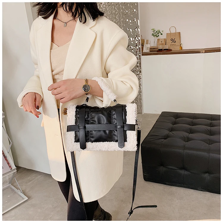 Fashion Plush Tote Women's Handbag Fashion Plush Tote Women's Handbag