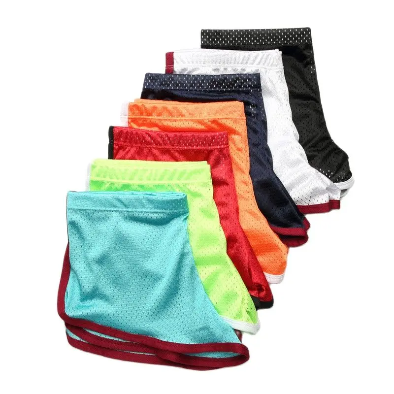 Мужские спортивные шорты дышащие свободные боксеры для фитнеса с заниженной