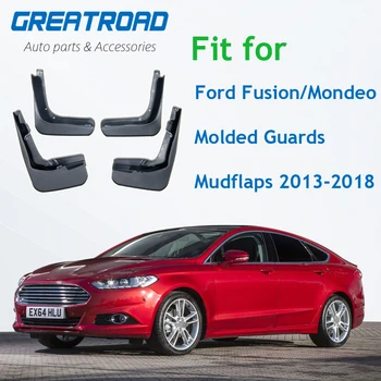 

Car Front Rear Mud Flap Fender Splash Guards Mudflaps Accessories For Ford Fusion/Mondeo Molded 2013-2018