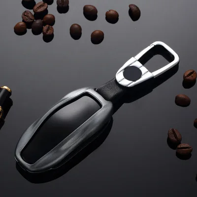 Автомобильный ключ чехол алюминиевый брелок для ключей tesla модель s Model3 ключ крышка сигнализации ключ корпус FOB чехол для дистанционного управления - Название цвета: K
