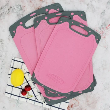 

Kitchen Cutting Board TPR+ PP Foods Classification Outdoors Camping Vegetable Fruits Meats Bread Cutting Chopping Blocks