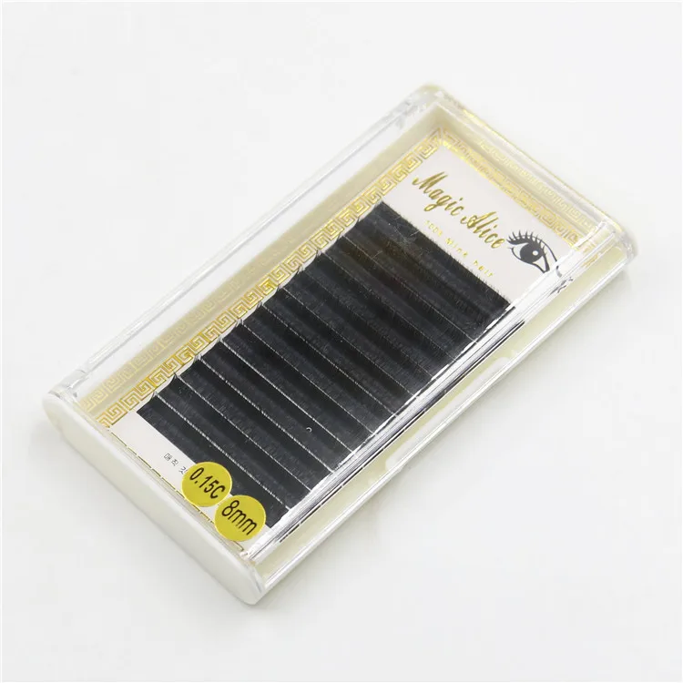 0.15C 8 Mm 12 Drainage Mink Hair Close Packed Grafting Planting Eyelash Densely Soft Close-packed Eyelash