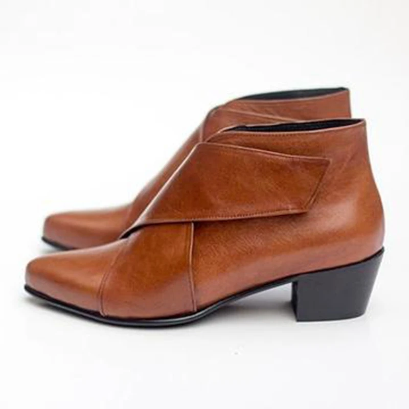 

Oeak 2019 Women Ankle Boots Wedges Platform Spring Female High Heel Increasing Shoes Lady Elastic Band Fashion Casual Footwear