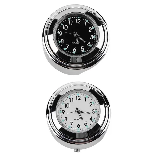 Universal Waterproof 22 25mm Motorcycle Handlebar Mount Dial Clock Quartz Clock Watch for Harley Motorcycle Accessories