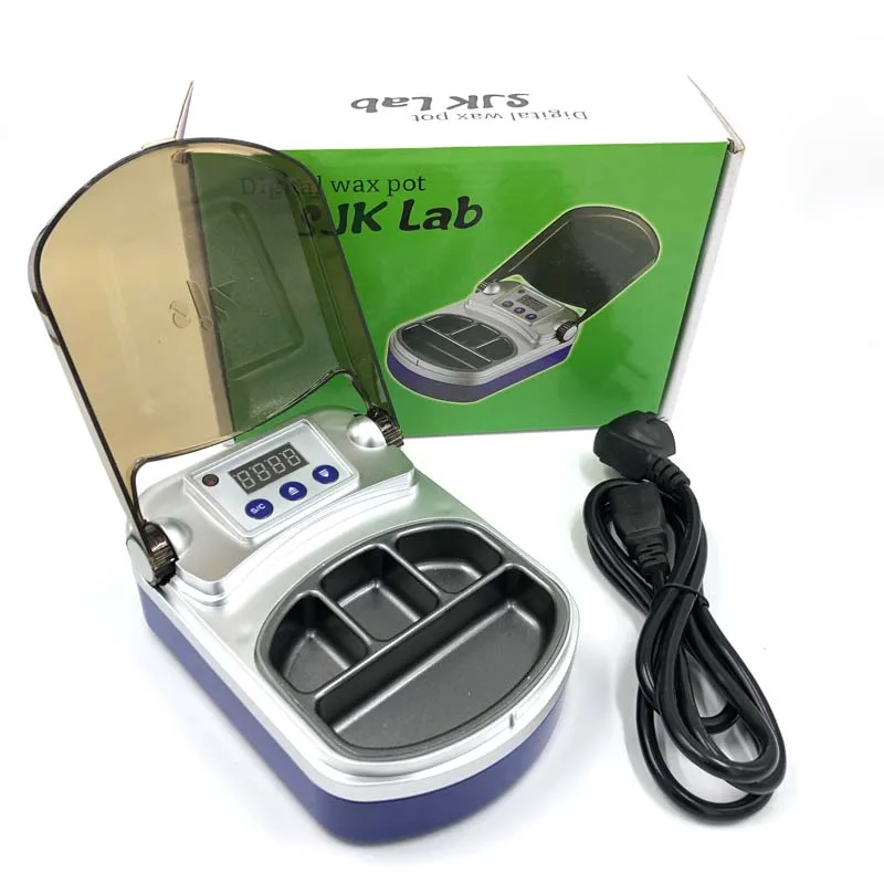 Dental Lab 4 slot Digital Wax Heater Dipping Unit Lab Wax Pot Unit Dentist Dental Lab Equipment