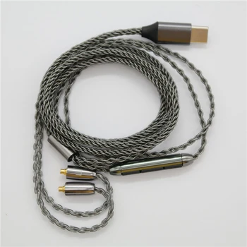 

Audio Replacement Cable Type c with Mic Remote Volume Control for MMCX Interface Headphones 3.5mm Jack Audio Cord for iPhone