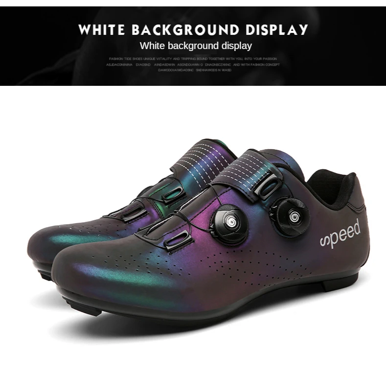 FAD SPEED road cycling shoes men's road bike shoes ultralight bicycle sports shoes self-locking professional breathable Luminous
