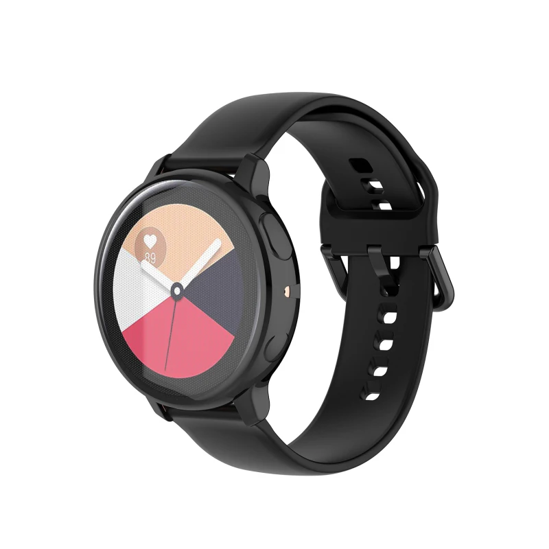 Защитный чехол для samsung Galaxy Watch Active2 40 мм R830 мягкий силиконовый защитный чехол на весь экран Active 2
