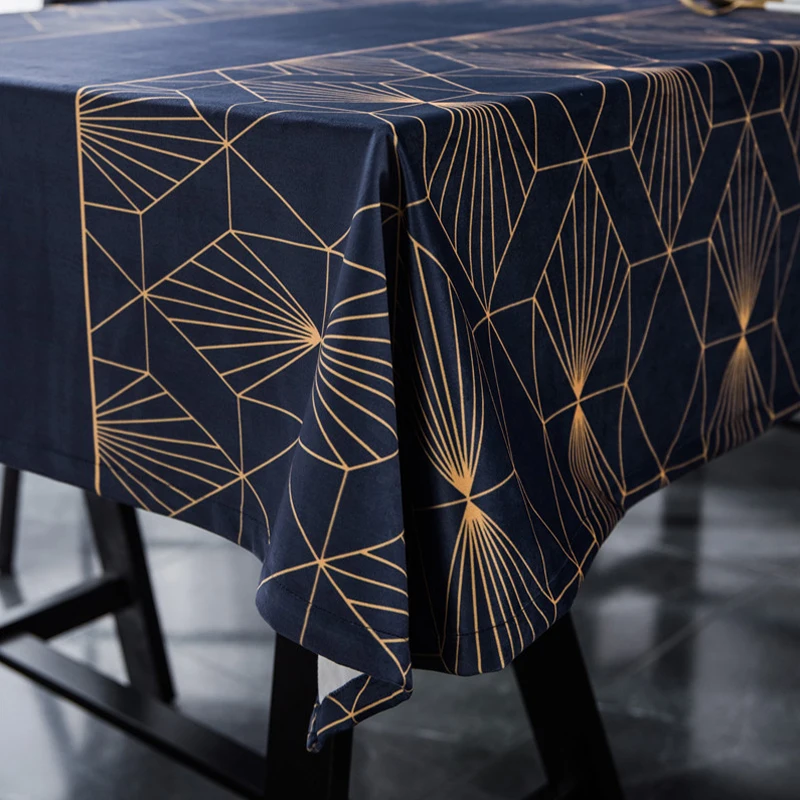 Table Cloth Dining Table Cover manteles para mesa rectangulares en tela Rectangular tablecloth geometric line Tablecloths