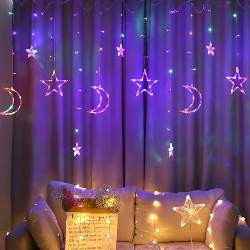 NewStar colorful Рождественские украшения для дома гирлянда год Navidad подарок на Рождество елки украшения светодиодный гирлянда - Цвет: NewStar colorful