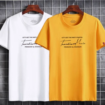 New Men`s Summer T- shirt 2025 Fashion T Shirt for men Clothing Print Male Print Slim Fit Short Sleeve Oversized Tshirt 1