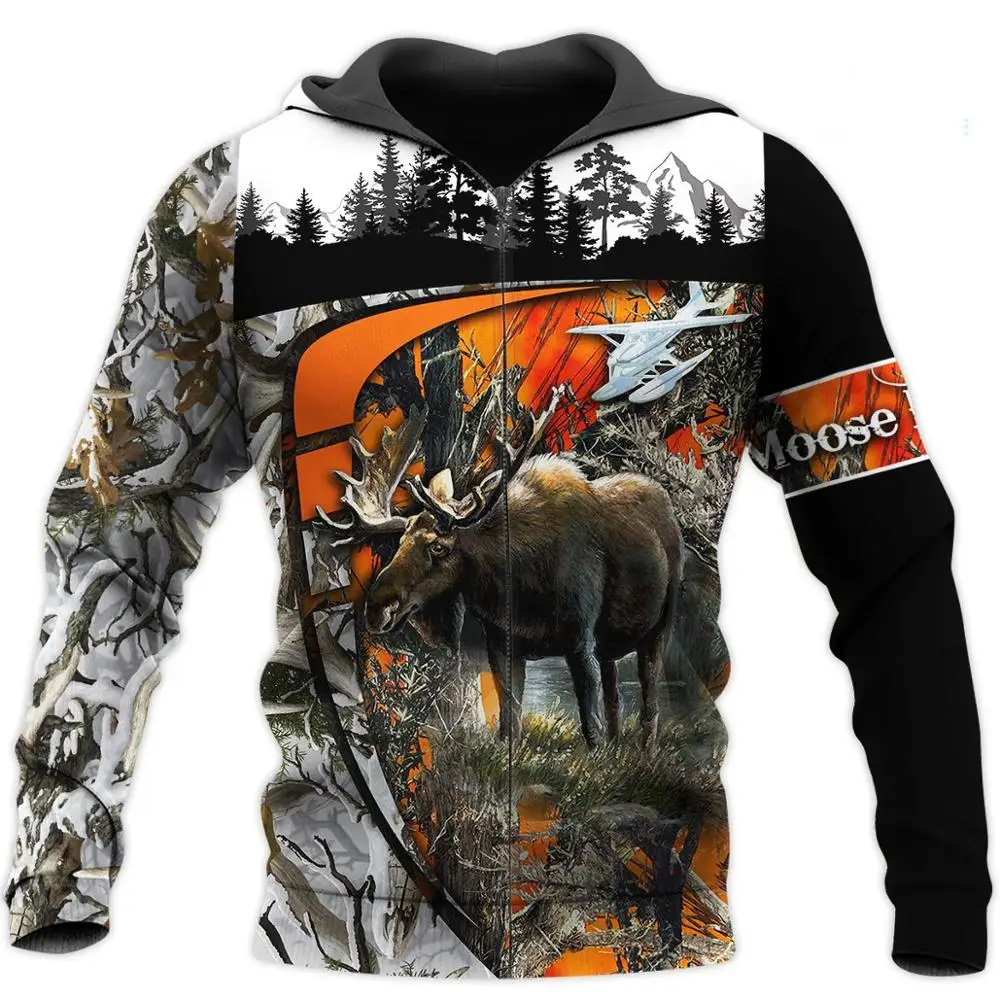 Amazing Moose Hunting 3D Print Hoodies men/women Harajuku Fashion Hooded Sweatshirt Autumn Hoody Casual streetwear hoodie SL-451 Amazing Moose Hunting 3D Print Hoodies men/women Harajuku Fashion Hooded Sweatshirt Autumn Hoody Casual streetwear hoodie SL-451
