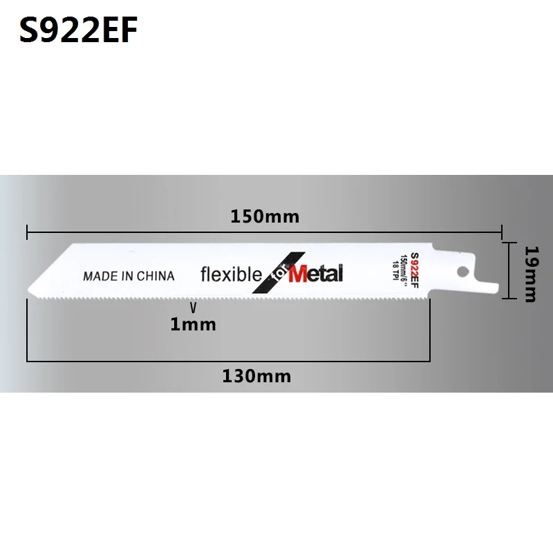 XCAN 1 шт. 150/225 мм Высокоуглеродистая сталь лобзик S1122HF S922EF S644D возвратно-поступательный пильный диск для резки древесины - Цвет: S922EF