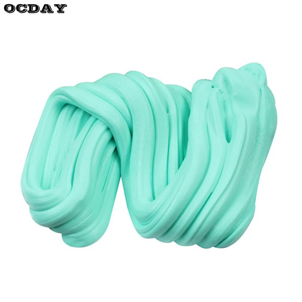 DIY Сплошной Цвет 3D пушистая пена глина слизи DIY мягкий хлопок слизи мяч набор для детей развивающие ремесло грязи игрушки анти-стресс детские игрушки