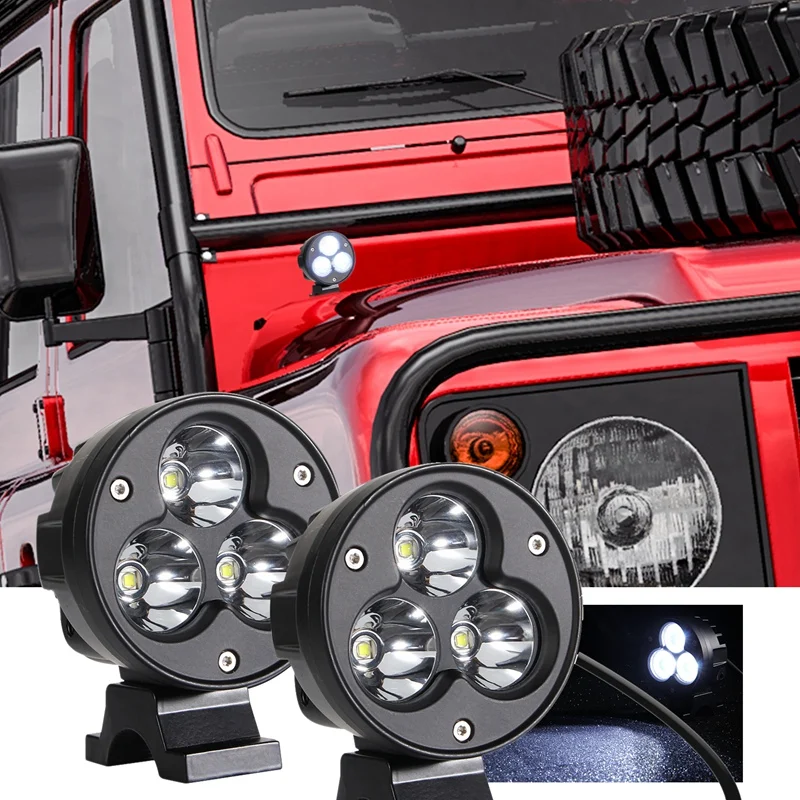 LED Motorcycle Spotlight Fog Lights 6000K Ultra-Bright Ultra-Long Range Suburban Driving Spotlights |