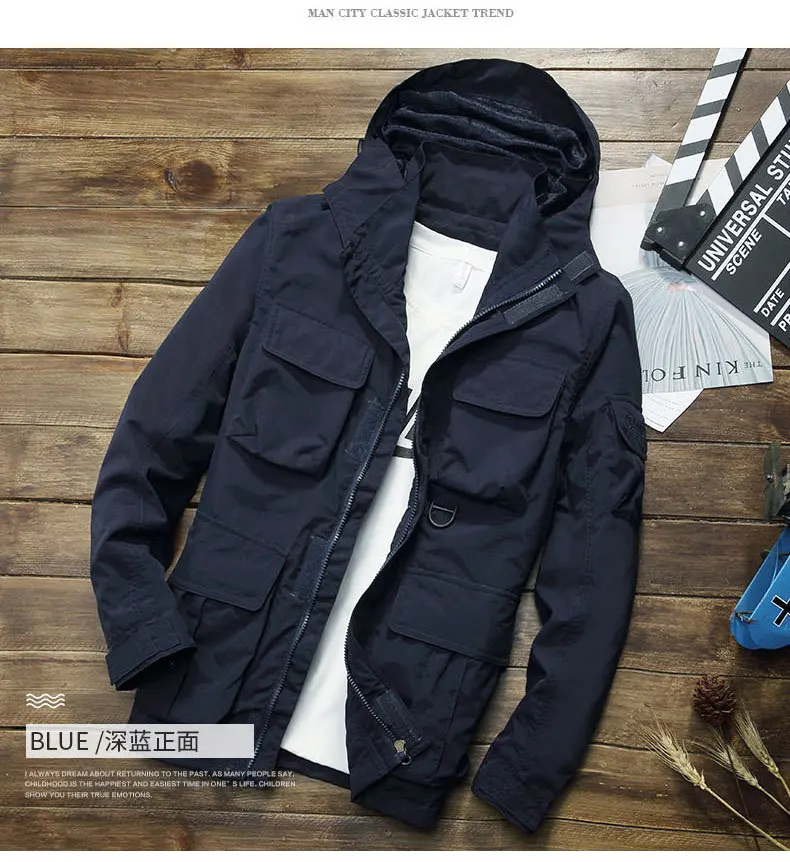 AliExpress Мужское пальто в европейском и американском стиле; сезон осень-зима; мужская куртка больших размеров