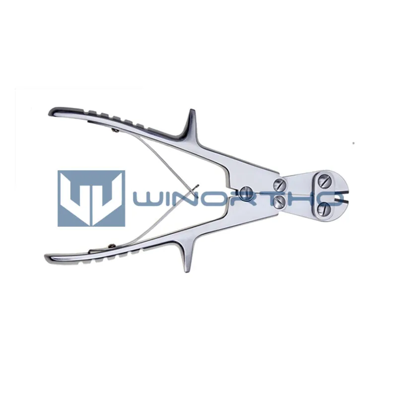 Резак имплантата из нержавеющей стали до 2,5 мм Емкость близкого сечения 210 мм Длинный ветеринарный ортопедический