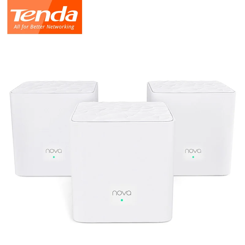 

Tenda Nova MW3 Wireless Router 11AC Dual band Wifi Repeater Mesh Wi-Fi System Wireless Bridge, APP Remote Manage, Easy Setup