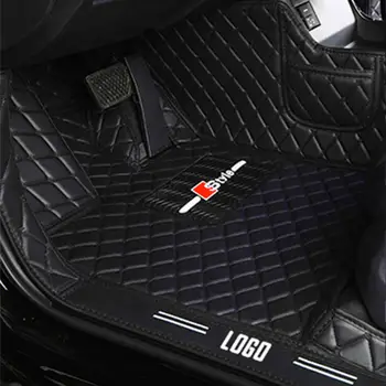 

SJ Fully Covered & LOGO ALL Weather Custom Car Floor Mats Front&Rear FloorLiner For Volkswagen VW Golf 6 2009-2012 Golf 7 14-20