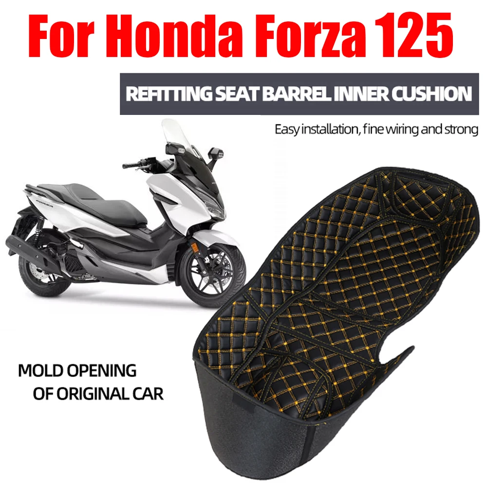 Motorcycle Seat Storage Box Leather Rear Trunk Cargo Case Luggage Liner  Protector Pad For Honda Forza 125 Forza125 Accessories - Seats \u0026 Benches -  AliExpress