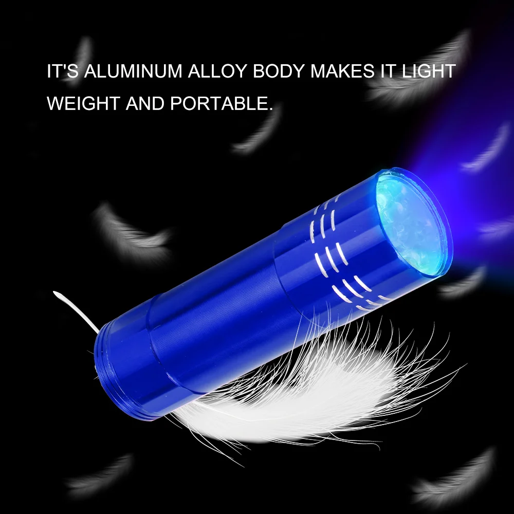 Портативная многофункциональная УФ ламсветильник из алюминиевого сплава 9