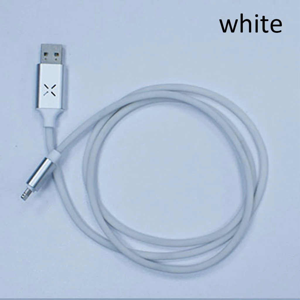 white 1 м светодиодный светящийся струящийся usb-кабель для быстрой зарядки и передачи данных Micro usb type C для iPhone X samsung - Цвет: white
