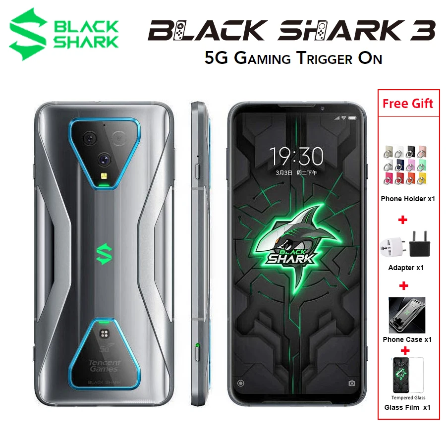 Global Version Xiaomi Black Shark 3 5G Mobile Phone 6.67 Global Version Xiaomi Black Shark 3 5G Mobile Phone 6.67