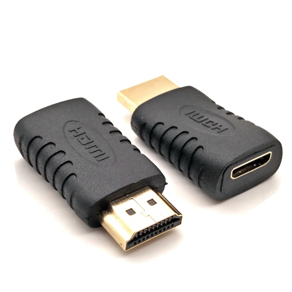 

High Quality Gold Plated HD-compatible Male to Mini HD Female Full HDTV Adapter Converter for HDTV