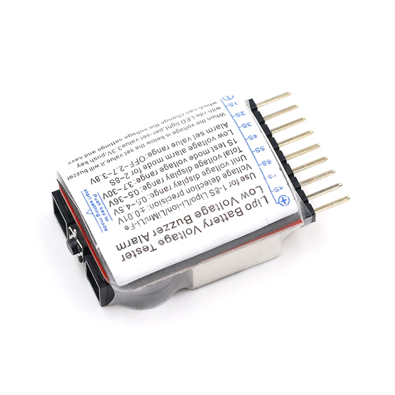 Новый индикатор 1 8S Lipo Li Ion Fe напряжения батареи 2 в тестер низкого зуммер